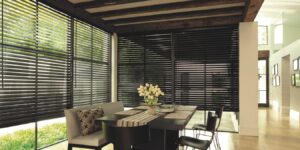 Luxurious window treatments enhancing a Clearwater, FL Front space by Shutters & Shades