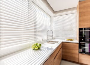 Luxurious window treatments enhancing a Tampa, FL front room by Shutters & Shades