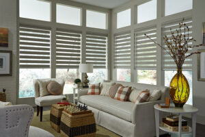 uxurious window treatments enhancing a Lutz, FL residence by Shutters & Shades