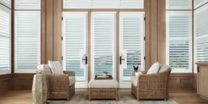 Luxurious window treatments enhancing a Wesley Chappel, FL Front space by Shutters & Shades