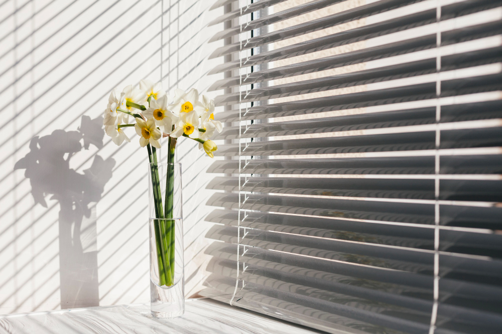 Plantation shutters installed in a modern home in Temple Terrace, FL