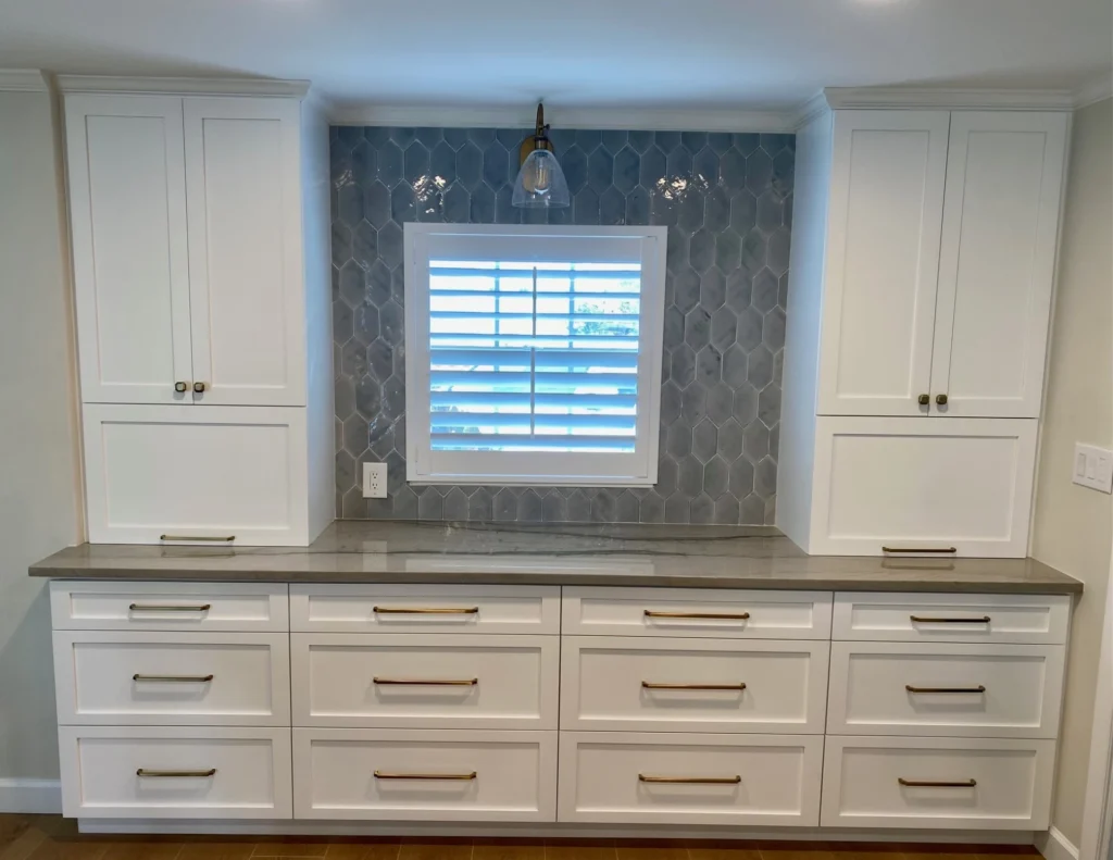 Custom Roman Shades installation in Land O' Lakes, FL by Shutters and Shades