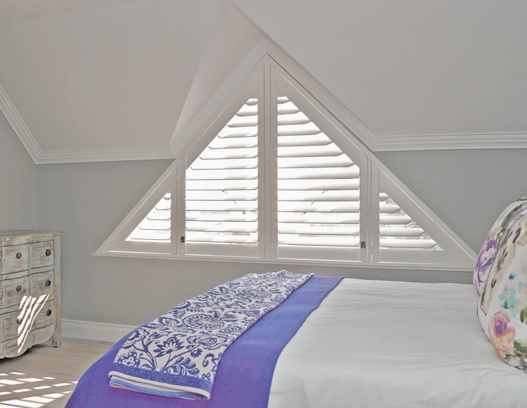 Custom window shutters installed by Shutters and Shades in Davis Islands, FL.