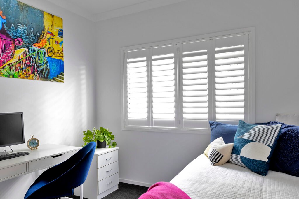 Custom window shutters installed by Shutters and Shades in Clearwater, FL near me.